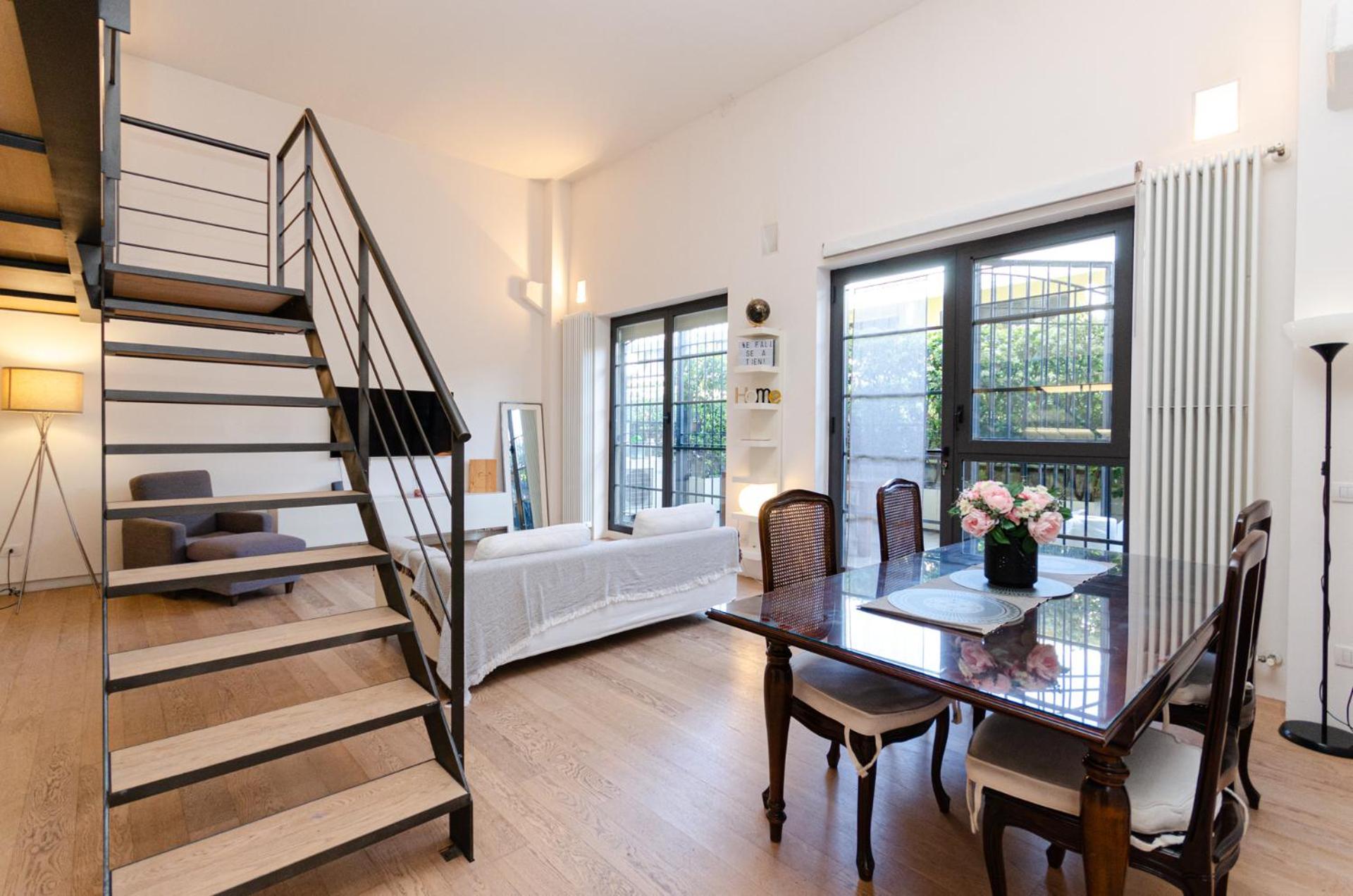 Vivimihome Loft Su Due Livelli Con Terrazzo Milano Exteriör bild