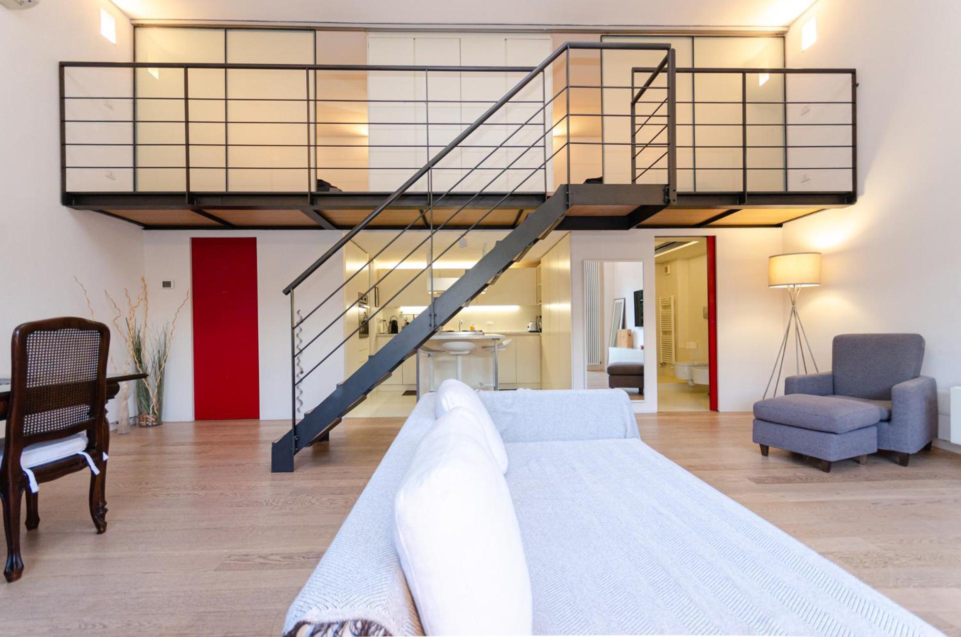 Vivimihome Loft Su Due Livelli Con Terrazzo Milano Exteriör bild