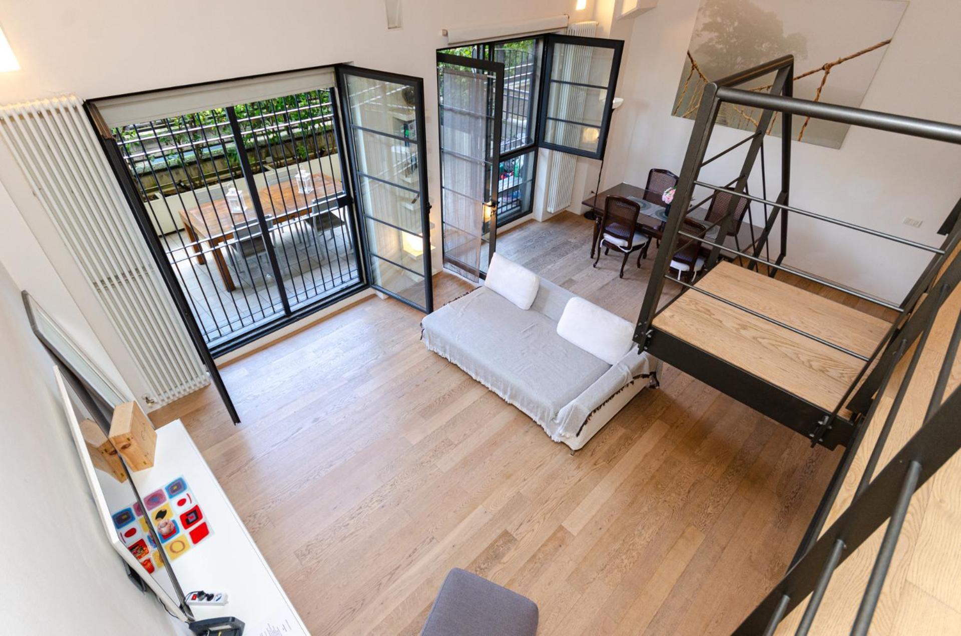 Vivimihome Loft Su Due Livelli Con Terrazzo Milano Exteriör bild